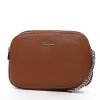 David Jones dámská crossbody kabelka 6200-2 COGNAC