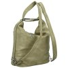 Romina & Co. Bags dámská kabelka/batoh D186 GREEN