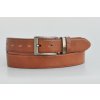 PENNY BELTS Pánský kožený opasek 54 hnědý (nadměr)