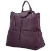 MaxFly dámský koženkový kabelko/batoh SP2337 PURPLE