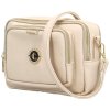 Locca luxusní dámská kabelka LO 166 BEIGE