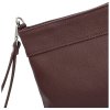 Delami módní dámská kožená mini crossbody kabelka 1008 D.RED