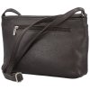 Delami módní dámská kožená mini crossbody kabelka 1011 T.MORO