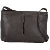 Delami módní dámská kožená mini crossbody kabelka 1011 T.MORO