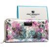 cze pl Damska penezenka typu penal s barevnymi kvety vyrobena z prirodni a ekologicke kuze Peterson 34381 2