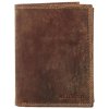 Bellugio pánská kožená peněženka na výšku THEO hnědá