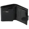 Bellugio pánská kožená peněženka na výšku KAIN BLACK