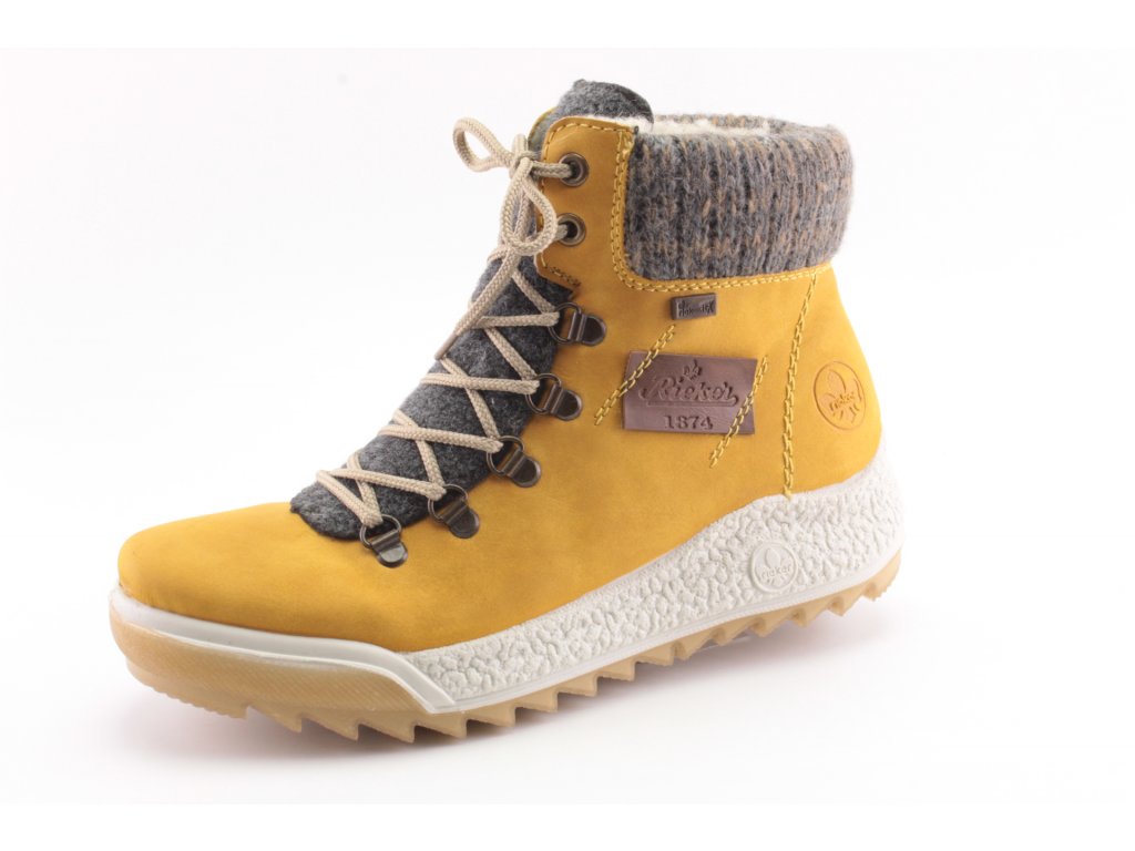 Dámské zimní boty Rieker DZ Y4730-68 (Barva žlutá, Velikost 42)