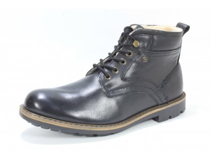 Pánská kožená zimní zateplená obuv PZ 105949 - membrána