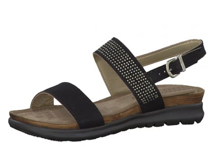 Dámské sandály Marco Tozzi 2-28715/28 (Barva černá, Velikost 41)