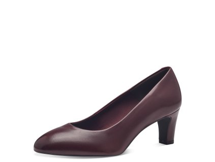 Dámské kožené lodičky Tamaris 1-22420/42 barvy merlot