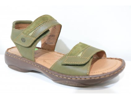 Dámské sandály Josef Seibel 76719 (Barva Zelená, Velikost 42)