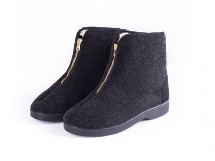 Pánské boty DŮCHODKY (Barva černá, Velikost 48)