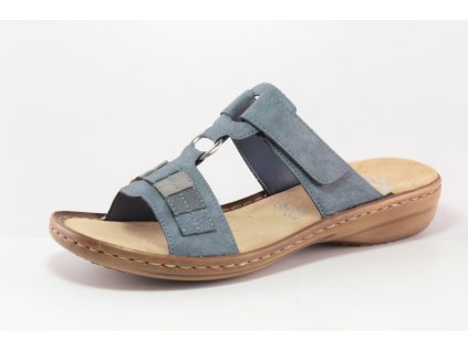 Dámská obuv letní Rieker DL 60884-14 (Barva Modrá, Velikost 42)