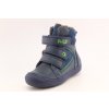 Dětská zimní kožená obuv AZ PVB122-597 podšívka vlna