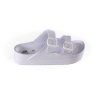 Dámské pěnové pantofle BY2133001 BÍLÉ s protiskluznou podrážkou a podélnou klenbou