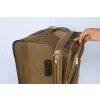 Cestovní kufr 2021 TEXTILNÍ s expandérem malý béžový