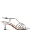 Dámské sandály Marco Tozzi 2-28313/46 stříbrné