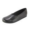 Dámské kožené polobotky barefoot 01791174 černé