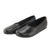 Dámské kožené polobotky barefoot 01791174 černé