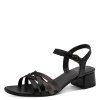 Dámské sandály JANA 8-28279/46 černá šíře H