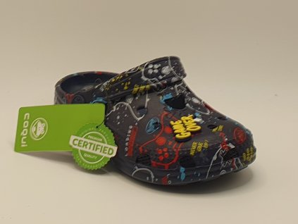 Coqui nazouváky Big frog, navy game + amulet