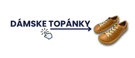 Banner Dámske Topánky – kliknite pre zobrazenie širokej ponuky pohodlných a štýlových dámskych barefoot topánok.