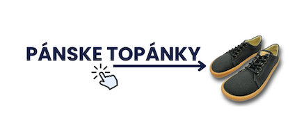 Banner Pánske Topánky – kliknite pre zobrazenie štýlových a pohodlných pánskych barefoot topánok.