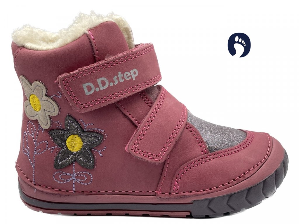 Detské zimné topánky DDstep W029 767 ružové kópia 6