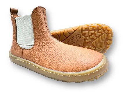 Detske clenkove barefoot topanky Froddo BAREFOOT CHELYS COGNAC3