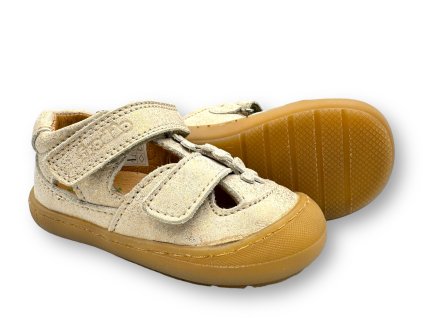 Detske barefoot sandale FRODDO OLLIE SANDAL GOLD SHINE3
