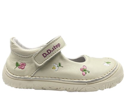 DETSKE BAREFOOT BALERINKY DDSTEP S073 390 WHITE 4