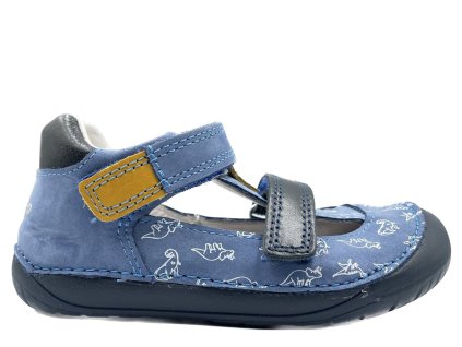 DETSKE BAREFOOT SANDÁLE DDSTEP H070 359 BERMUDA BLUE 4