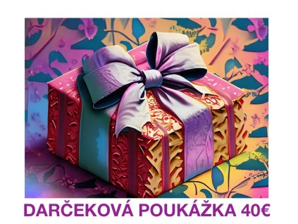 darcekova poukazka 40€