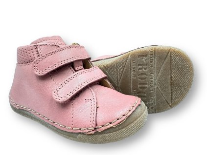 FRODDO PAIX VELCRO DARK PINK DETSKe BAREFOOT TOPaNKY3