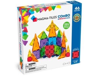 MAGNA TILES MAGNETICKA STAVEBNICA COMBO 46 DIELOV