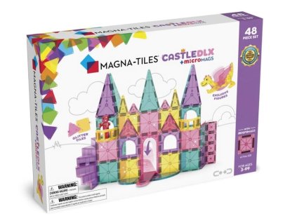 MAGNA TILES MAGNETICKA STAVEBNICA CASTLE DXL 48 DIELOV