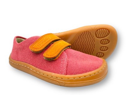 Detske barefoot tenisky Froddo BAREFOOT VEGAN VELCRO FUXIA3