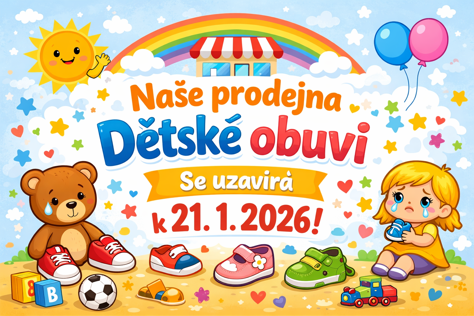 Obuvcipísek - ukončení e-shopu