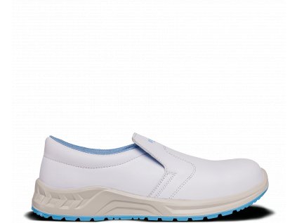 Biela bezpečnostná obuv BENNON - White S2 Moccasin