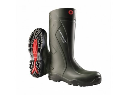 Dunlop Purofort+ S5 zelený čižmy pracovné