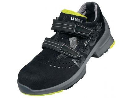 Pracovné sandále UVEX 8542 S1 SRC s odľahčenou bezpečnostnou špičkou a protišmykovou podrážkou.