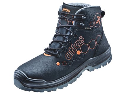 Bezpečnostná členková obuv - Atlas XT 520 GTX S3 SRC - čierna - oranžová 36928