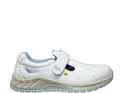 0677020710 WHITE S1 ESD Sandal 01