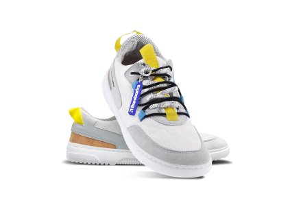Barefoot tenisky Barebarics Revive - White & Grey (Veľkosť 36)