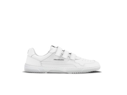 Barefoot tenisky Barebarics Zing Velcro - All White - Leather (Veľkosť 36)