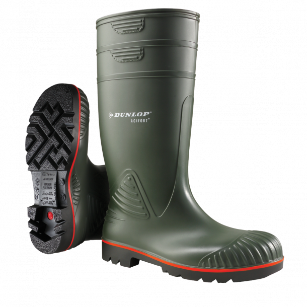 Bezpečnostné čižmy DUNLOP - Acifort S5 A442631 45514 - zelené Veľkosť: 39