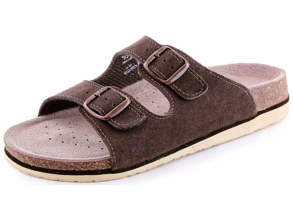 Šľapky CXS Cork Zeta, dámsky, hnedý Veľkosť: 35