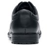 čierna pánska obuv manažerska kožená poltopánky 10