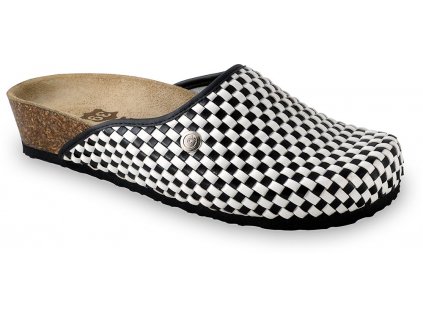 Grubin zdravotní dámská kožená obuv Domino uzavřené pantofle 2703640